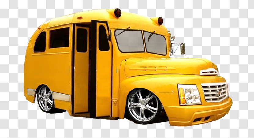 School Bus Yellow Car Lowrider - Truck Transparent PNG