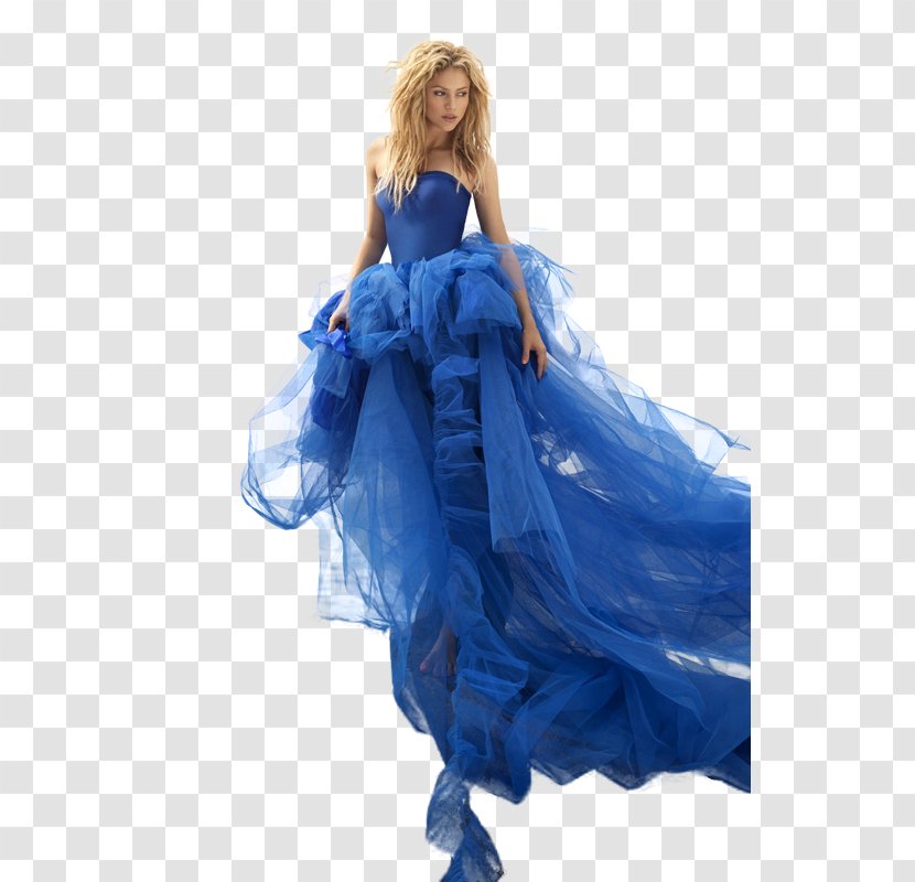 Gown Cocktail Dress Blue Prom - Silhouette - Ki Transparent PNG