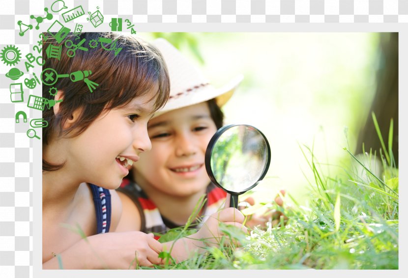 Education Pre-school Learning Child Care - Frame - Magnifying Glass Transparent PNG