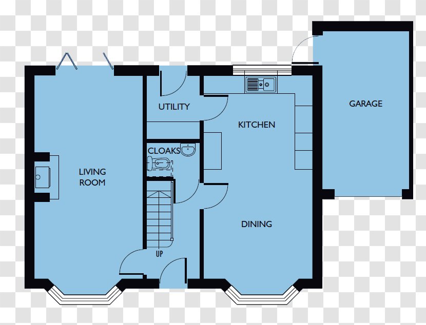 Spennithorne Floor Plan Leyburn House - Ground Transparent PNG