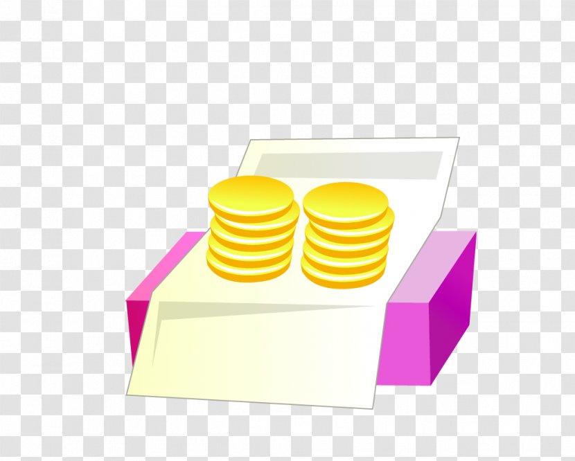 Finance Gold Coin - Purple - Box Of Coins Transparent PNG