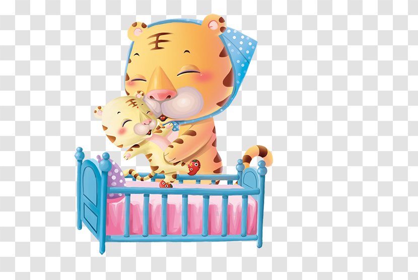 Cartoon Child Clip Art - Tiger Transparent PNG