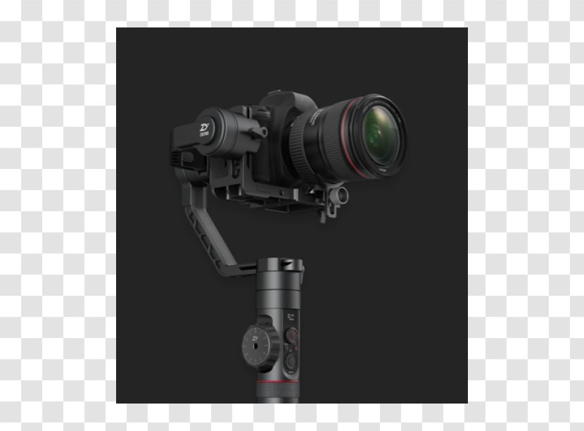 Gimbal Camera Stabilizer Digital SLR Follow Focus - Electric Motor Transparent PNG