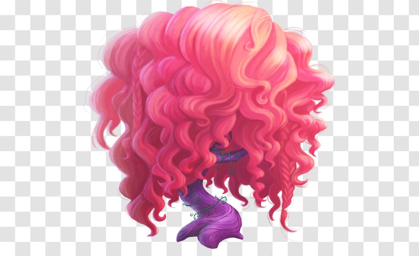 Pink M Wig RTV - Matel Transparent PNG