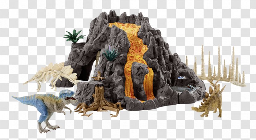 Tyrannosaurus Schleich Toy Dinosaur Volcano - Figurine Transparent PNG