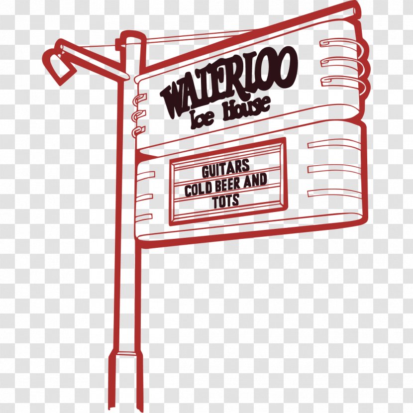 Waterloo Ice House The Republic Of Texas Violet Crown Austin Brand - Sign Transparent PNG