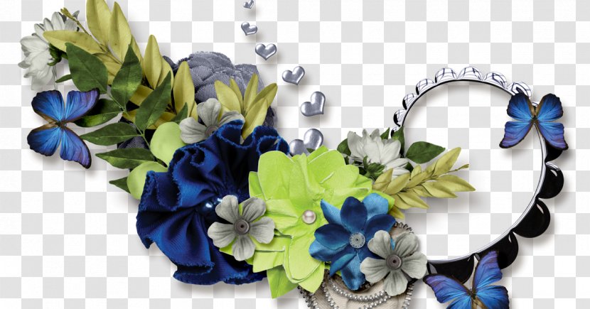Floral Design Cara Mason Paper Embellishment Image - Cobalt Blue - Flower Transparency And Translucency Transparent PNG