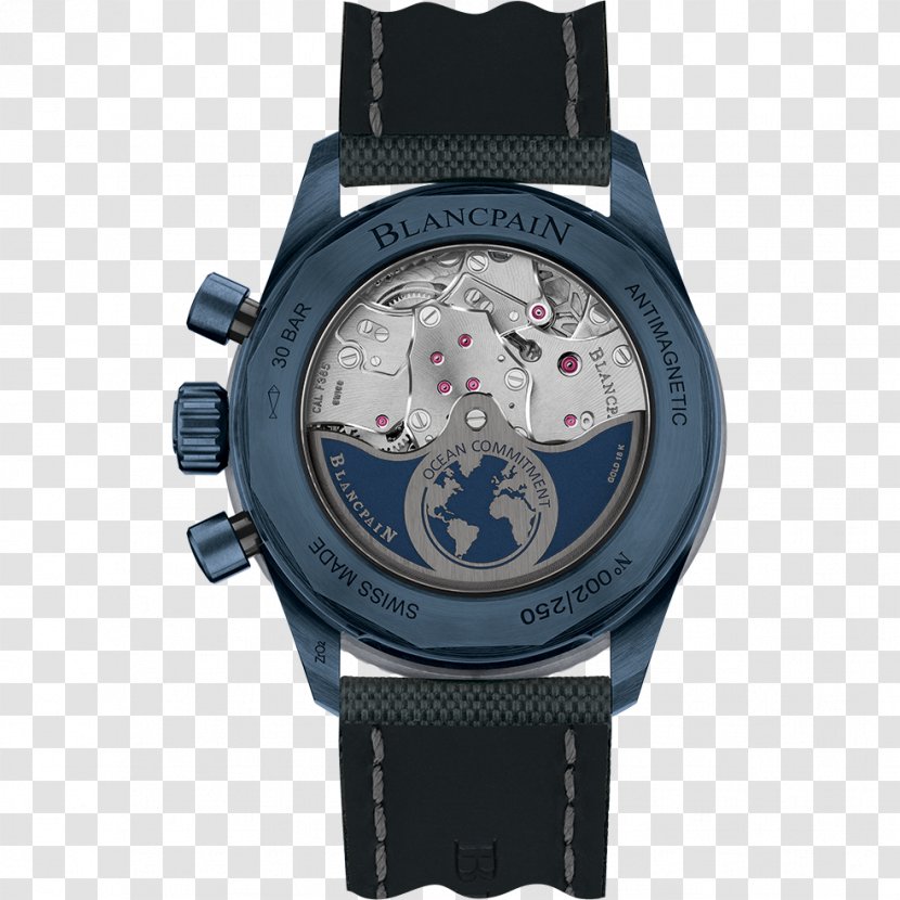 Watch Flyback Chronograph Blancpain Fifty Fathoms Transparent PNG