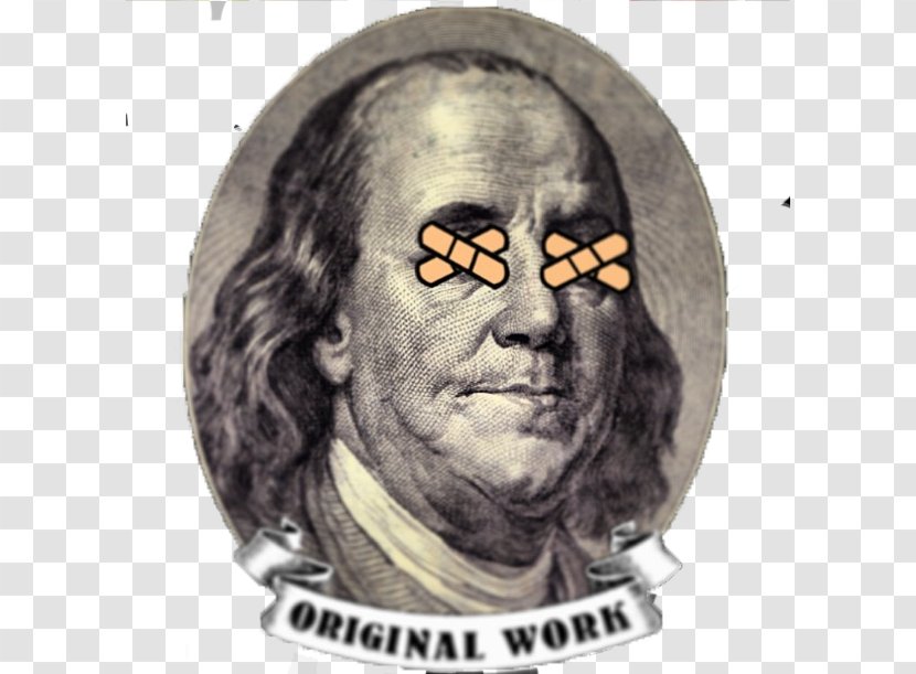 United States One Hundred-dollar Bill One-dollar Dollar Banknote - Head - Benjamin Franklin Transparent PNG