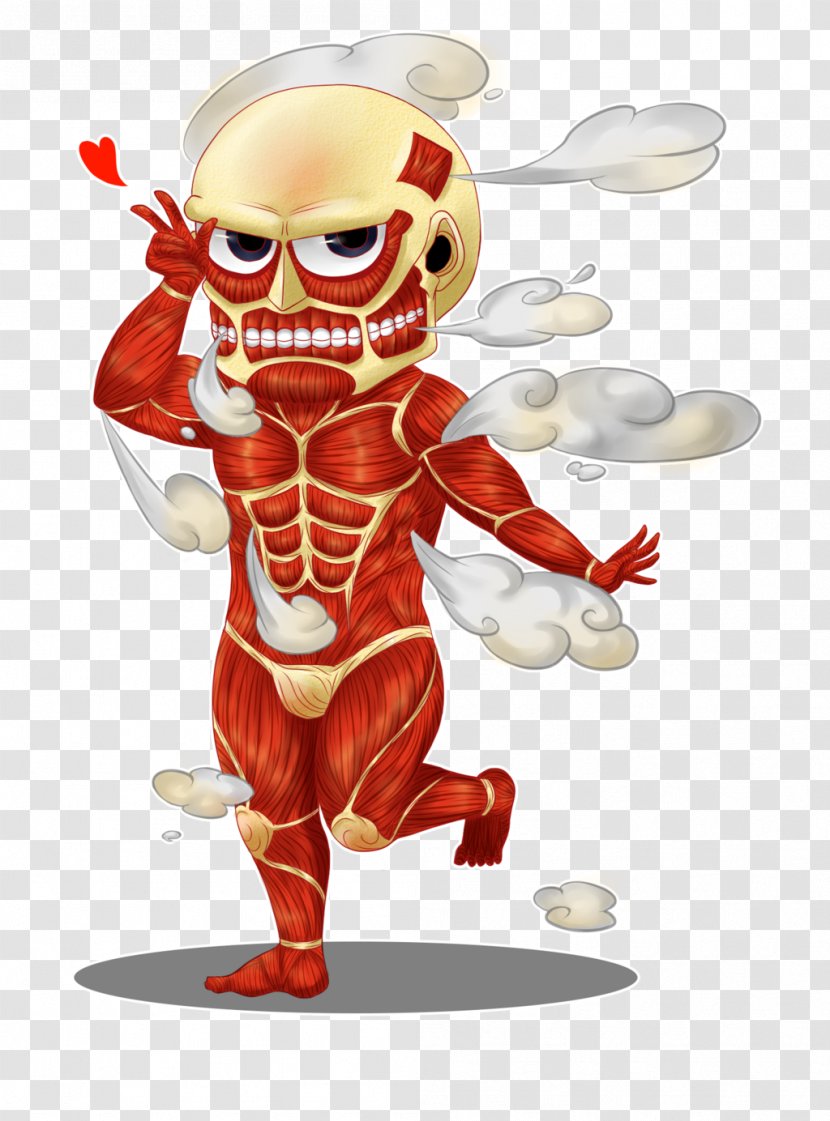 Cartoon Figurine Character Muscle - Titan Transparent PNG