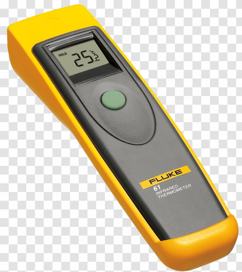 Infrared Thermometers Fluke Corporation Temperature - Laser - Thermometer Transparent PNG