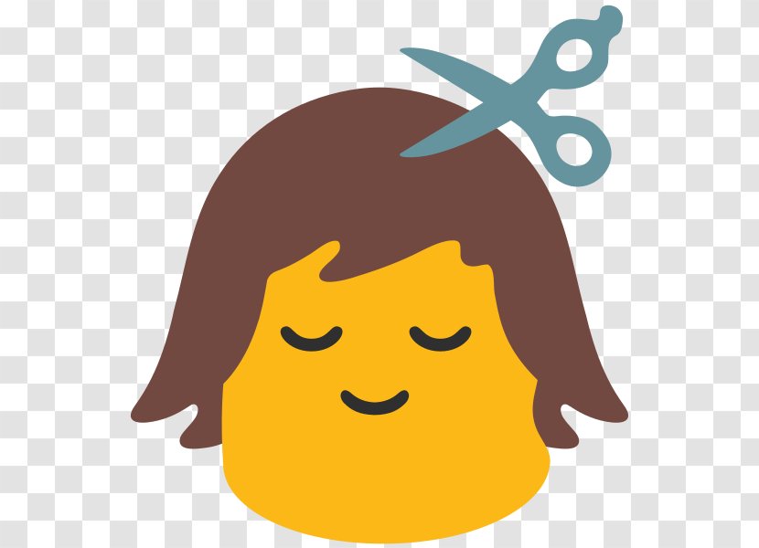 Emoji Hairstyle Barber Smiley Emoticon - Beauty Parlor Images Transparent PNG
