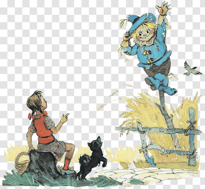 The Wizard Of Emerald City Scarecrow Ellie Smith Wonderful Oz Tin Man - Leonid Vladimirsky - Book Transparent PNG
