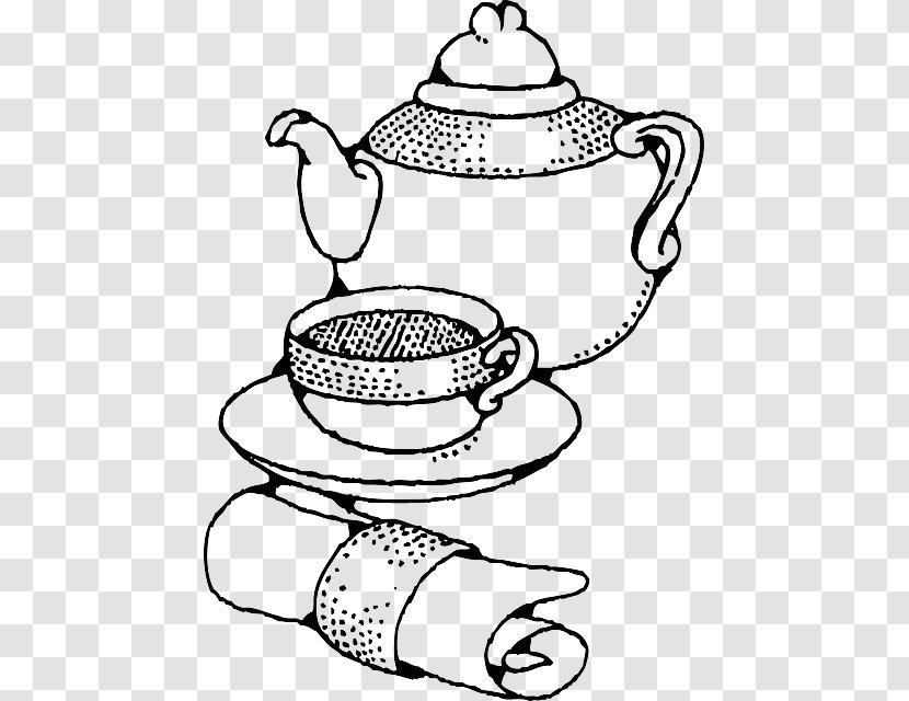 Teacup Teapot White Tea Clip Art - Head - Drawing Transparent PNG