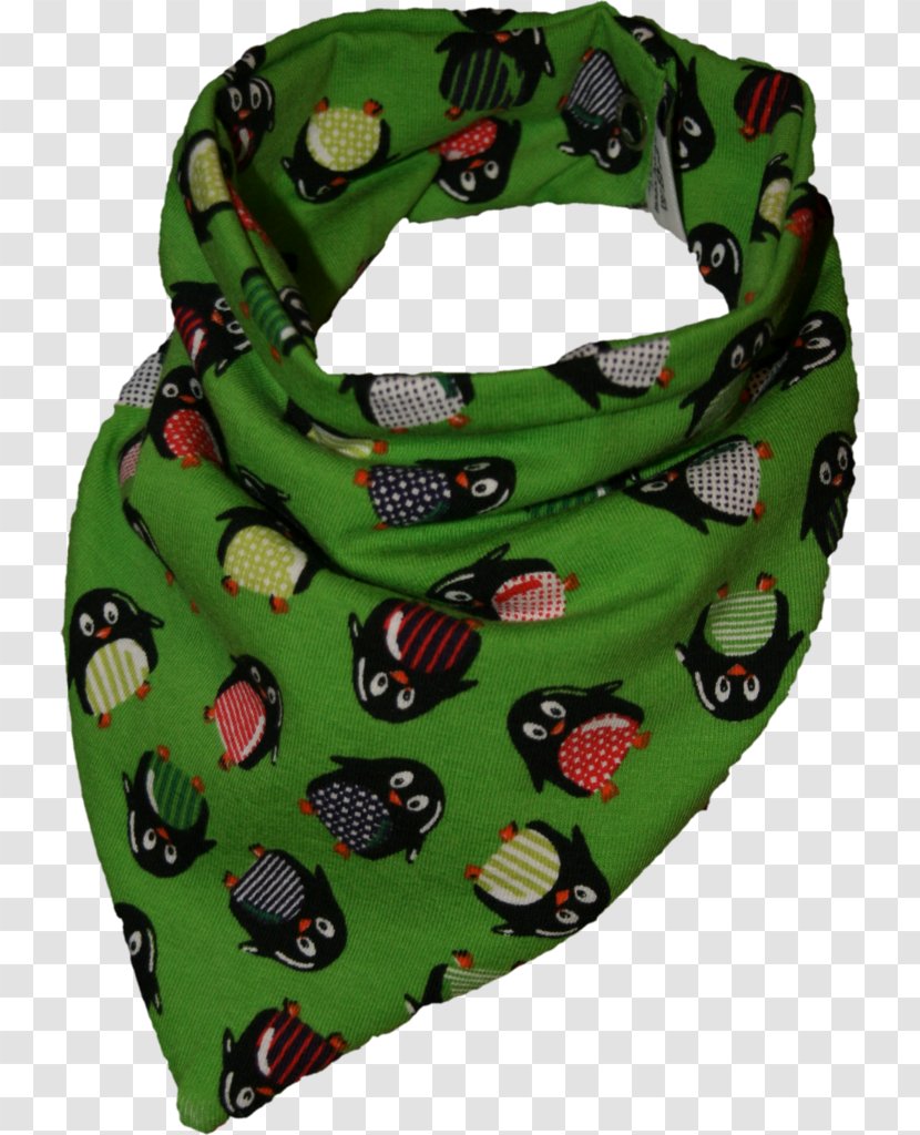 Scarf Green Pattern - Pinguin Transparent PNG