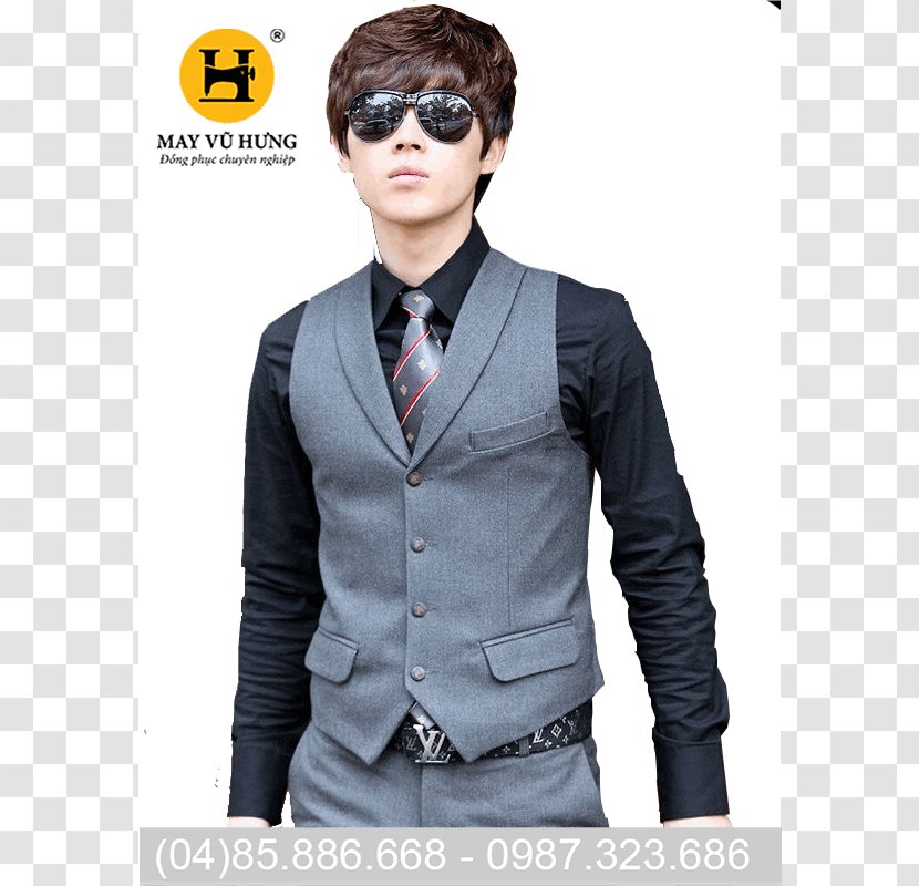 Blazer Waistcoat Suit Tuxedo Uniform - Photomontage Transparent PNG