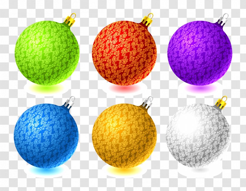 Christmas Ornament Ball Clip Art - Balls Transparent PNG