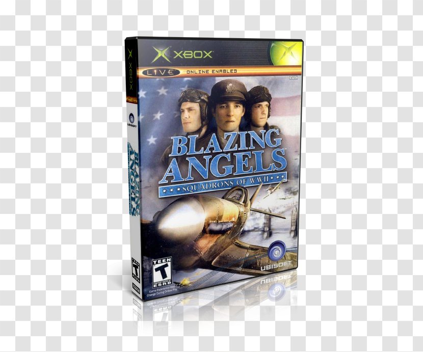 Blazing Angels: Squadrons Of WWII Angels 2: Secret Missions Xbox 360 Video Game - Ubisoft Transparent PNG