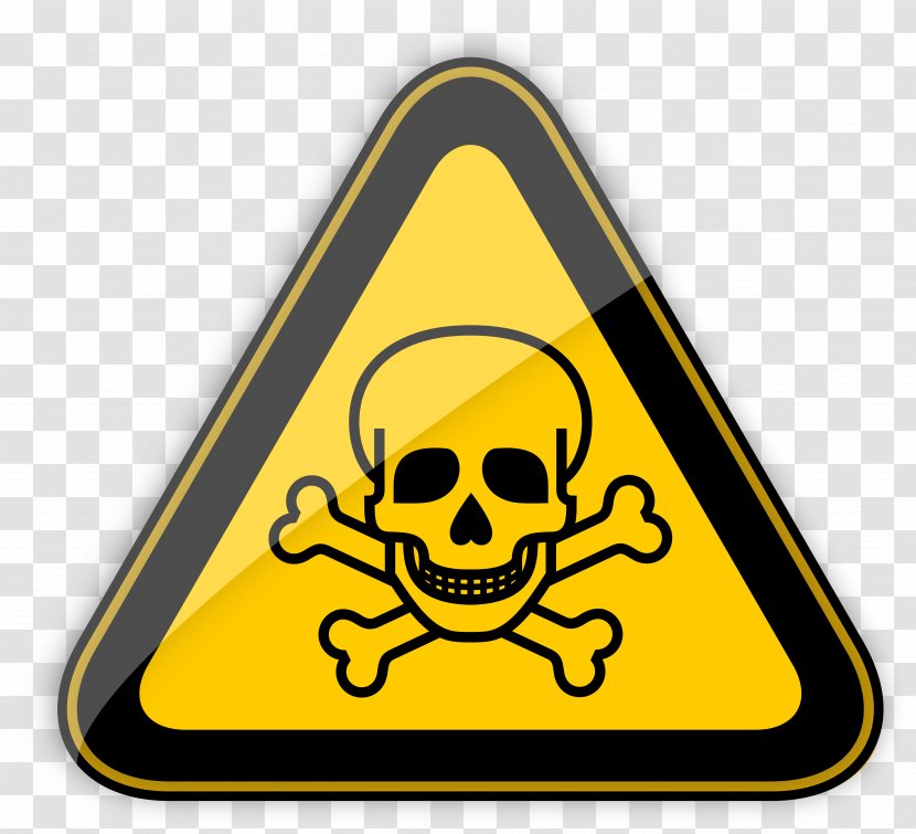 Toxicity Warning Label Hazard Symbol Sticker Transparent PNG