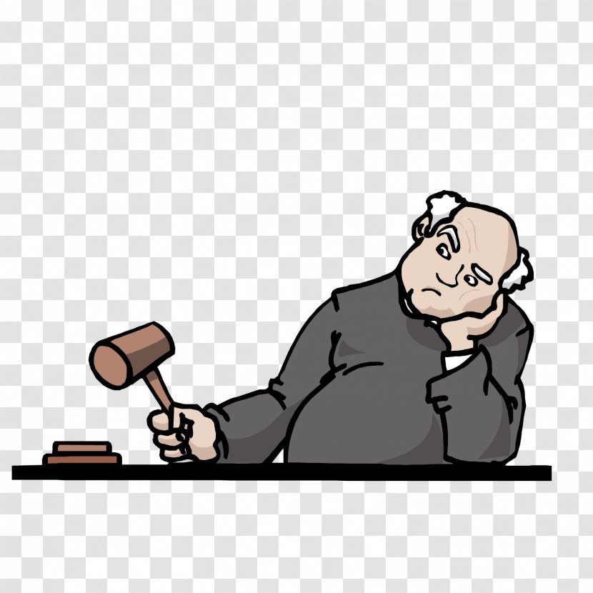 Judge Court Impartiality Justice - Illustration - A Policeman Who Took Snare Transparent PNG