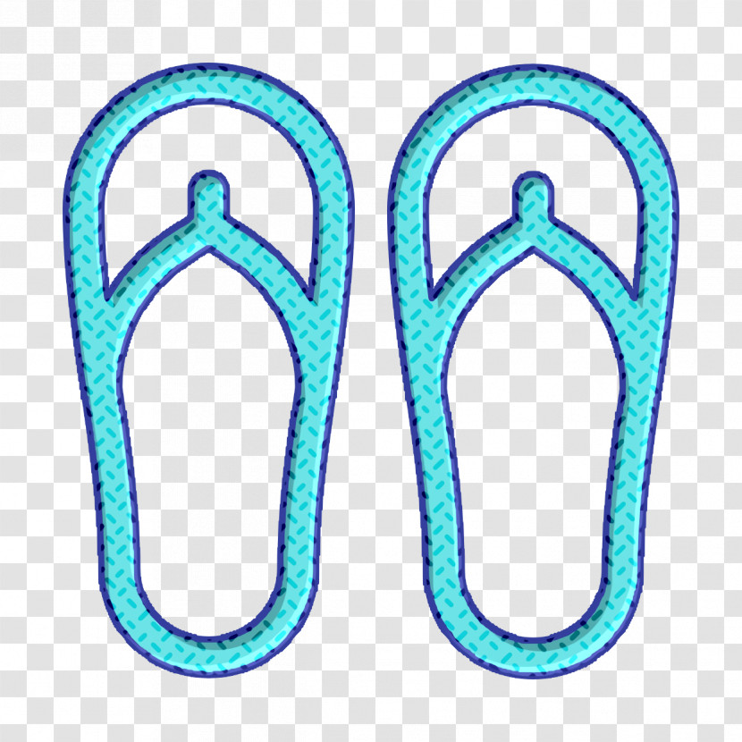Slipper Icon Flip Flops Icon Summer Clothing Icon Transparent PNG