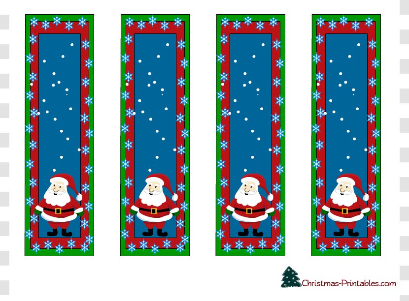 Christmas Card Bookmark Clip Art - Banner - Cliparts Transparent PNG