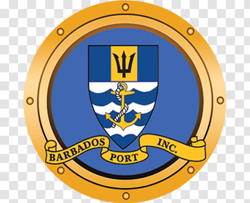 Barbados Port Incorporated Flag Of Badge Logo - Bpi Transparent PNG