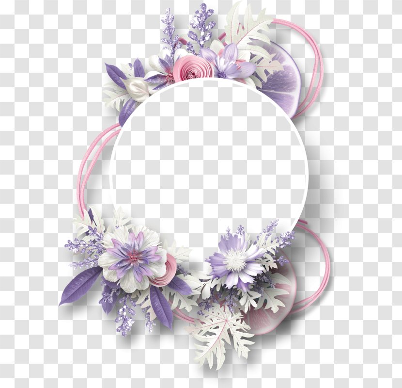 Picture Frame Digital Scrapbooking - Decorative Arts - Flowers Circular Border Lemon Transparent PNG