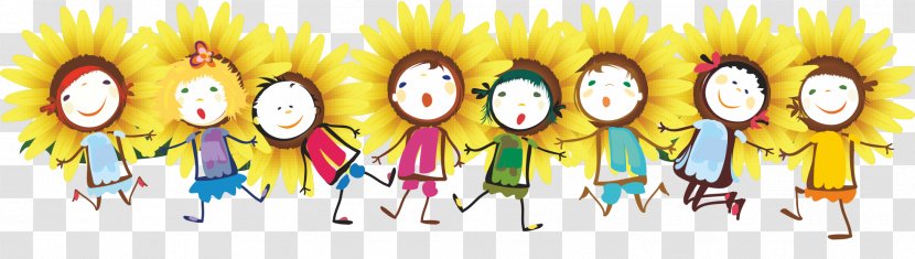 Paper Backpack Bag Child - Yellow - Sunflower Children Transparent PNG