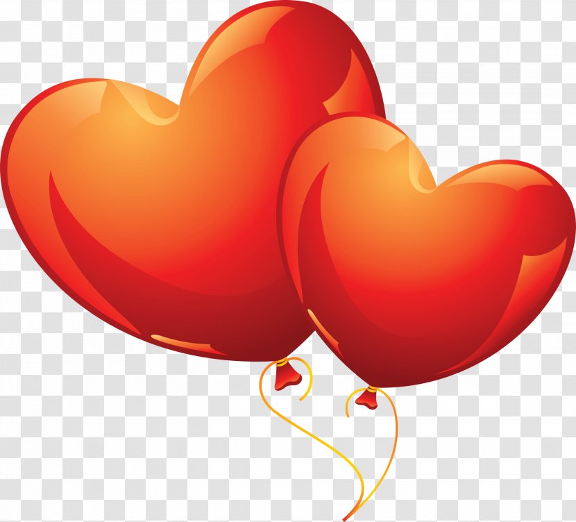 Balloon Heart Clip Art - Transparent Transparent PNG