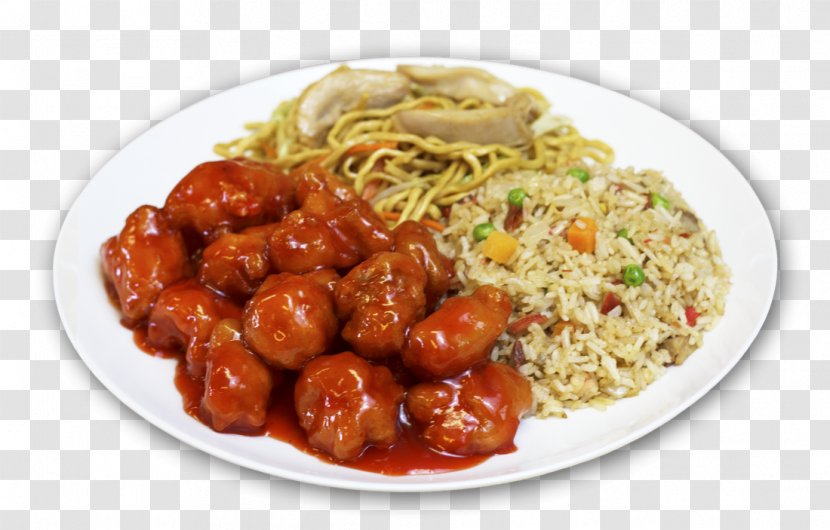Chinese Cuisine General Tso's Chicken Sweet And Sour Indian Rice Curry - Fried Food Transparent PNG