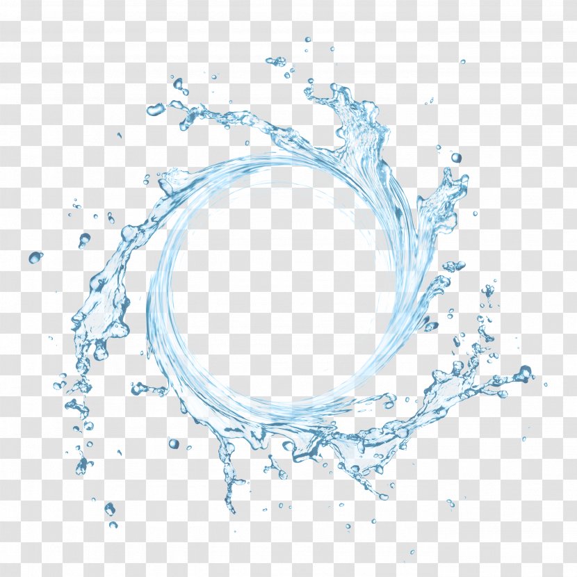 Water Cycle Drop Clip Art - Artwork - Holi Transparent PNG