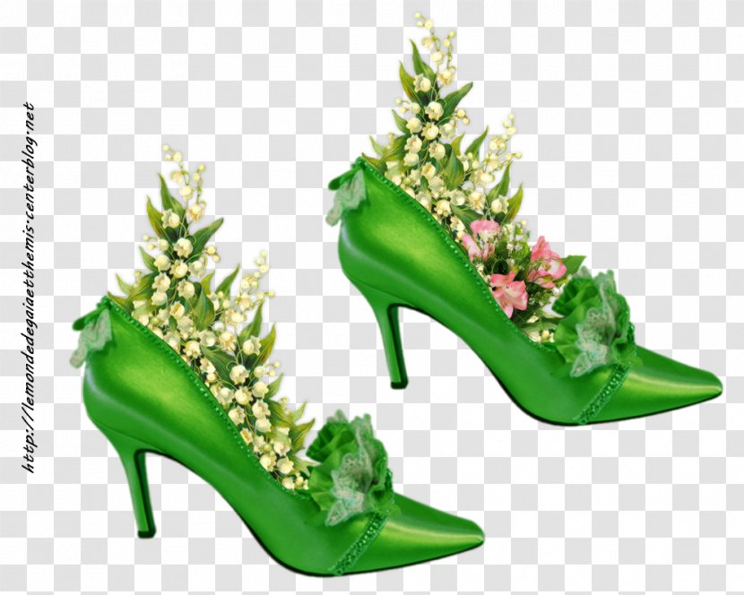 May 1 Lily Of The Valley Shoe - Green - Tube Transparent PNG