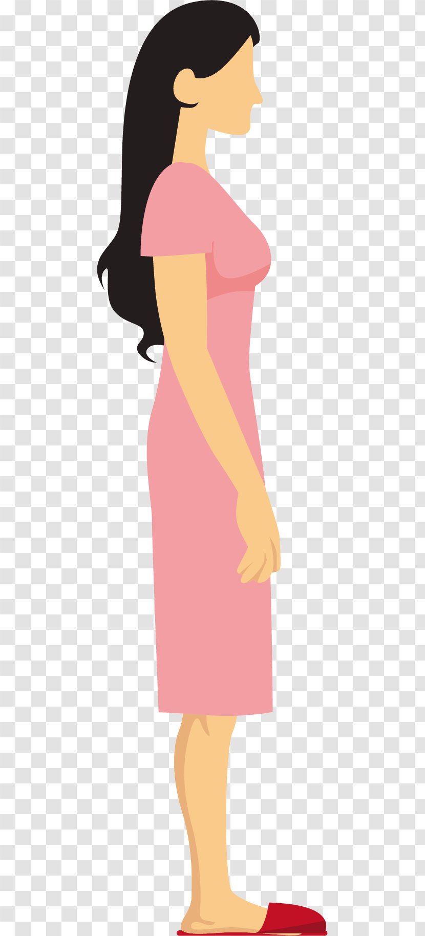 Woman Clip Art - Frame - Hand-painted Transparent PNG