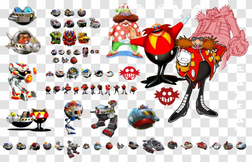 Doctor Eggman Sonic Mania Metal Mobile Phones Sprite - Fictional Character - Flying People Transparent PNG