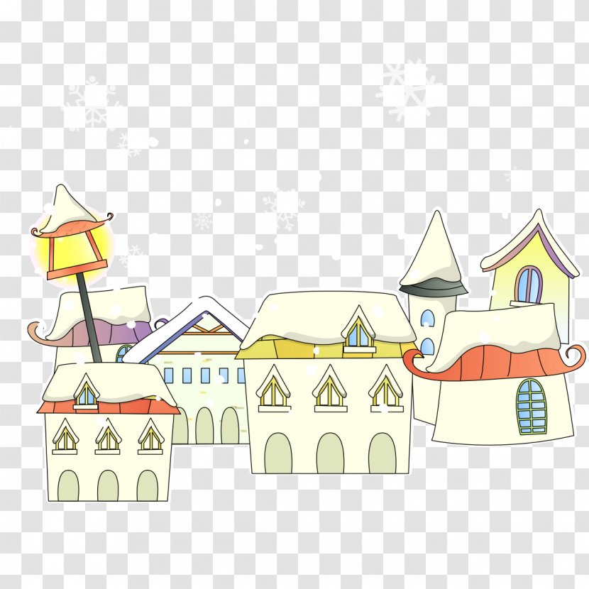 Christmas Winter - Home - Such As Ice-cream House Transparent PNG