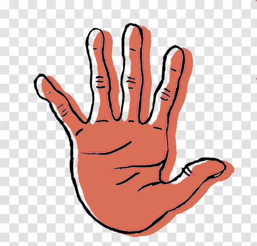 Finger Hand Gesture Line Thumb - Sign Language Transparent PNG