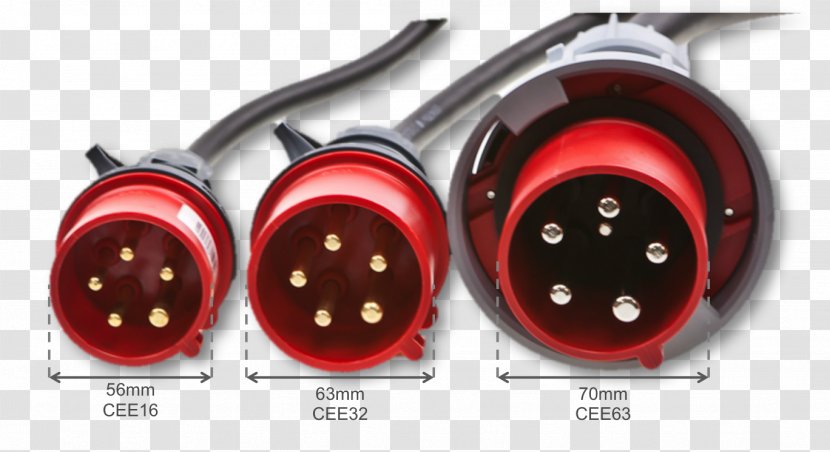 Electrical Cable CEE-System IEC 60309 AC Power Plugs And Sockets Schuko - Volt - Ampera Transparent PNG
