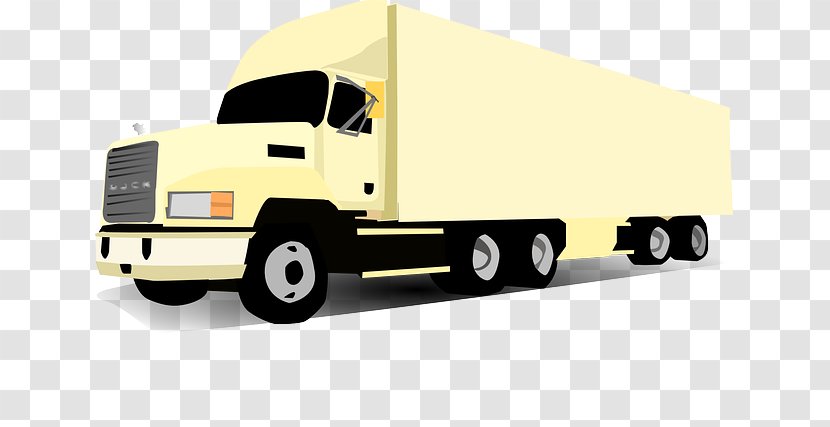 Semi-trailer Truck Clip Art - Commercial Vehicle - Goods Wagon Transparent PNG