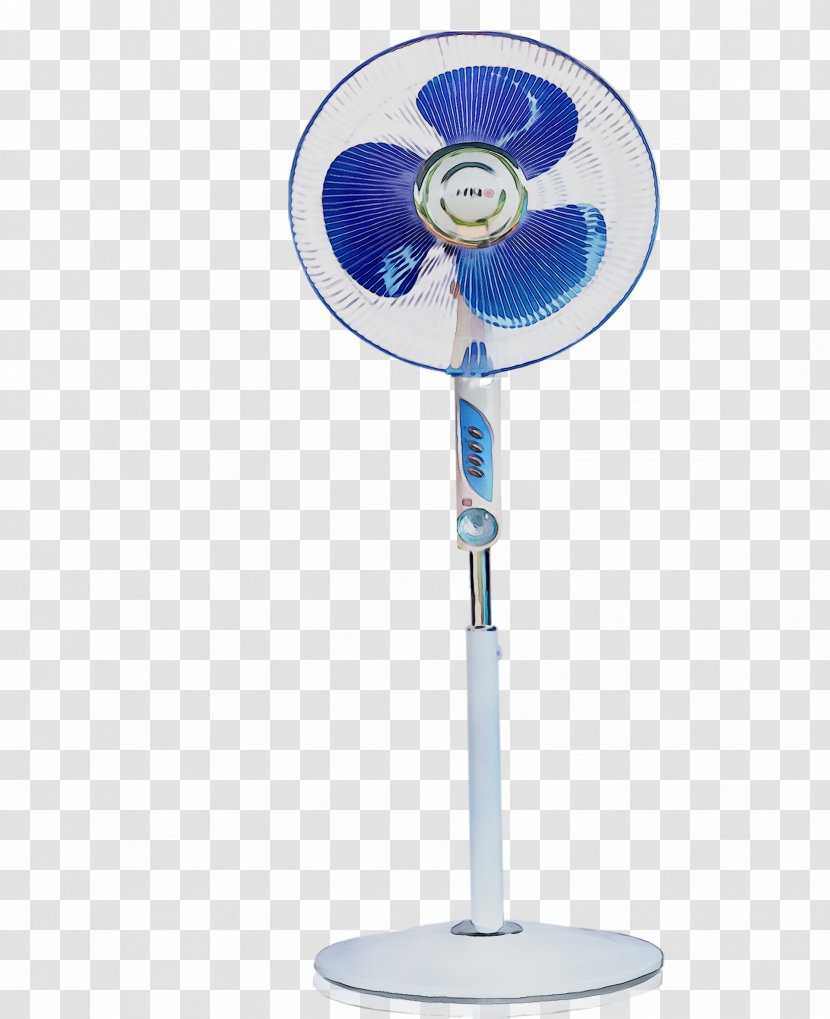 Cobalt Blue Product Design Fan - Mechanical Transparent PNG