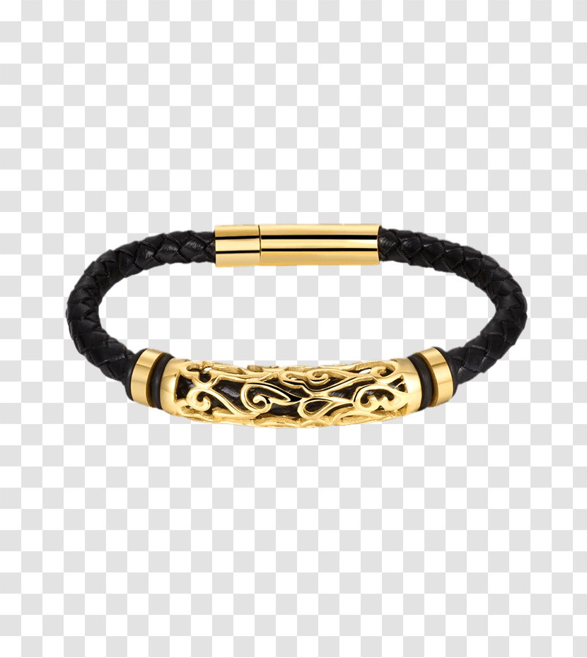 Bracelet Bangle Gold Leather Jewellery - Designer Transparent PNG