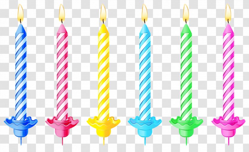 Birthday Candle - Paint - Party Supply Transparent PNG