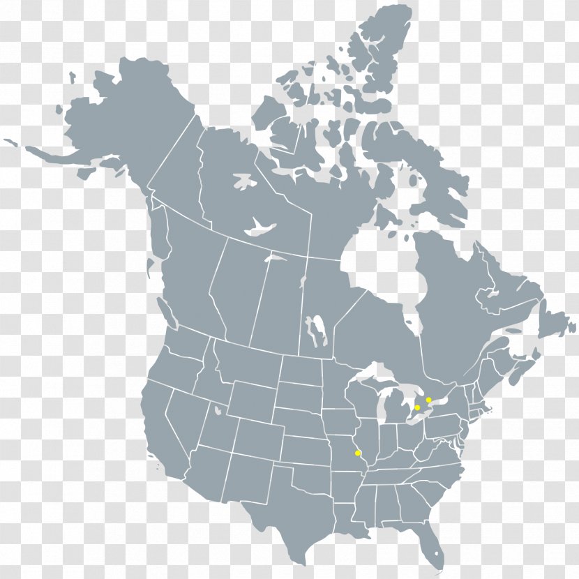 United States Map Clip Art - Mapa Polityczna Transparent PNG