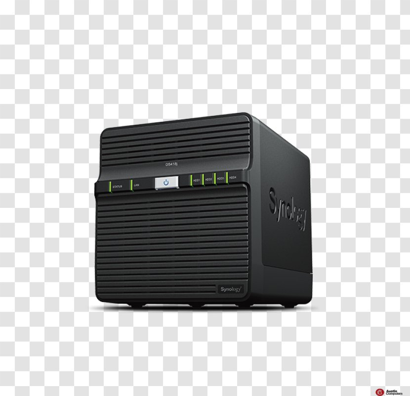 Network Storage Systems Synology Disk Station DS918+ Computer Servers Data Electronics Accessory - Multimedia Transparent PNG