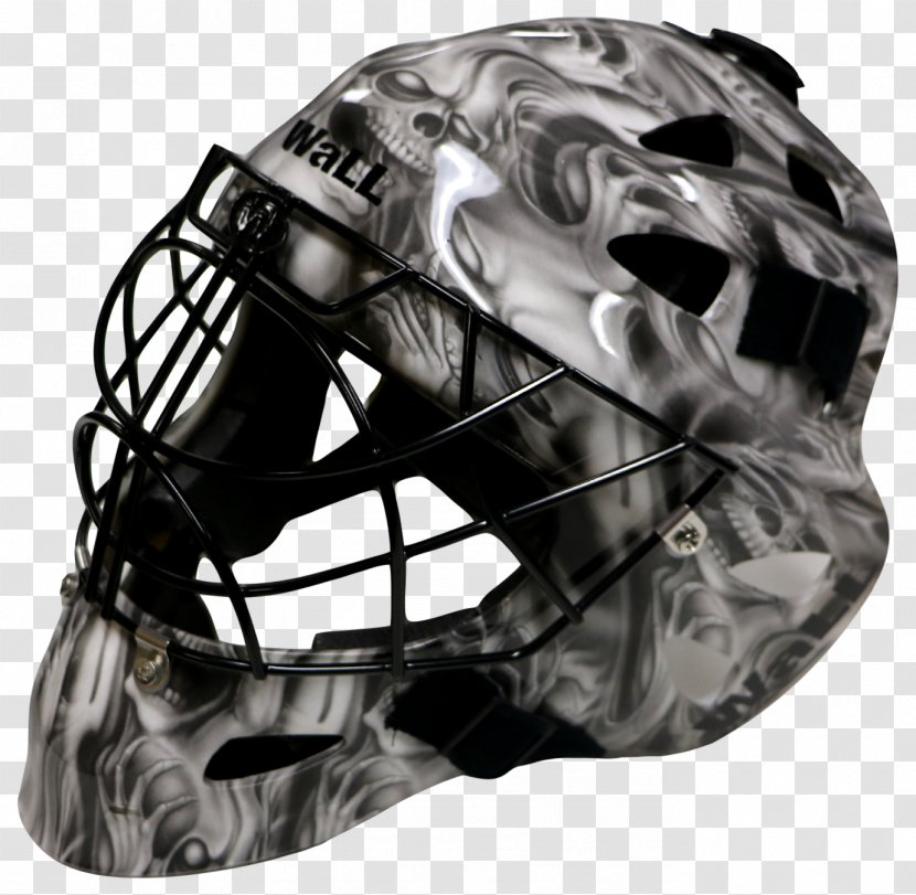 Goaltender Mask Floorball Goalkeeper Fat Pipe Hockey - Personal Protective Equipment Transparent PNG