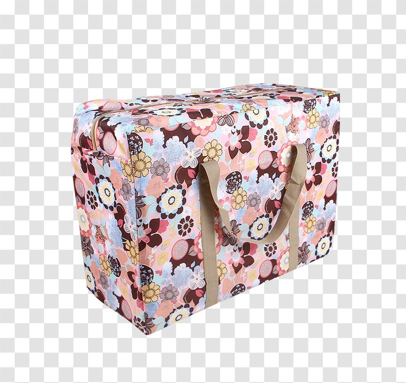 Oxford Baggage Suitcase Gunny Sack - Blanket - Floral Luggage Bag Transparent PNG