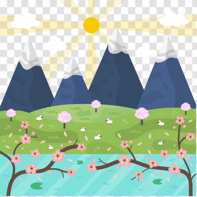 Clip Art Download Euclidean Vector - Child - Peach Blossom Transparent PNG