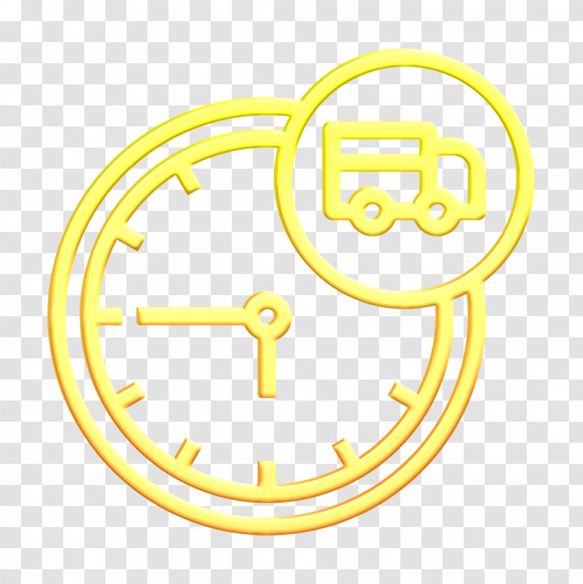 Shopping Icon Truck Icon Time Icon Transparent PNG