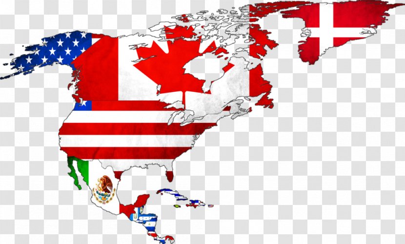 Flag Of The United States World Flags North America Map - ZORO Transparent PNG