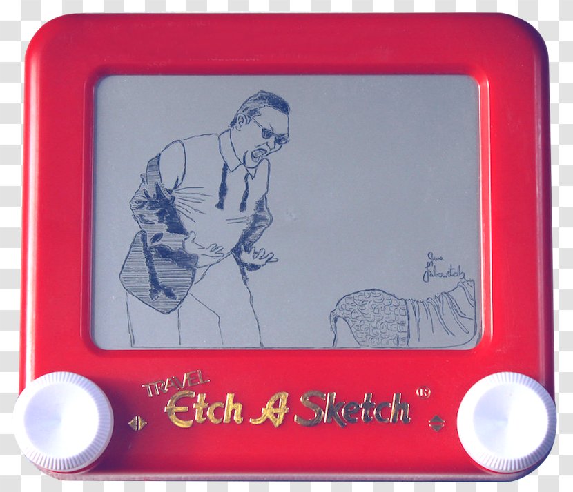 Etch A Sketch Drawing Image Toy - Mp3 Player Transparent PNG